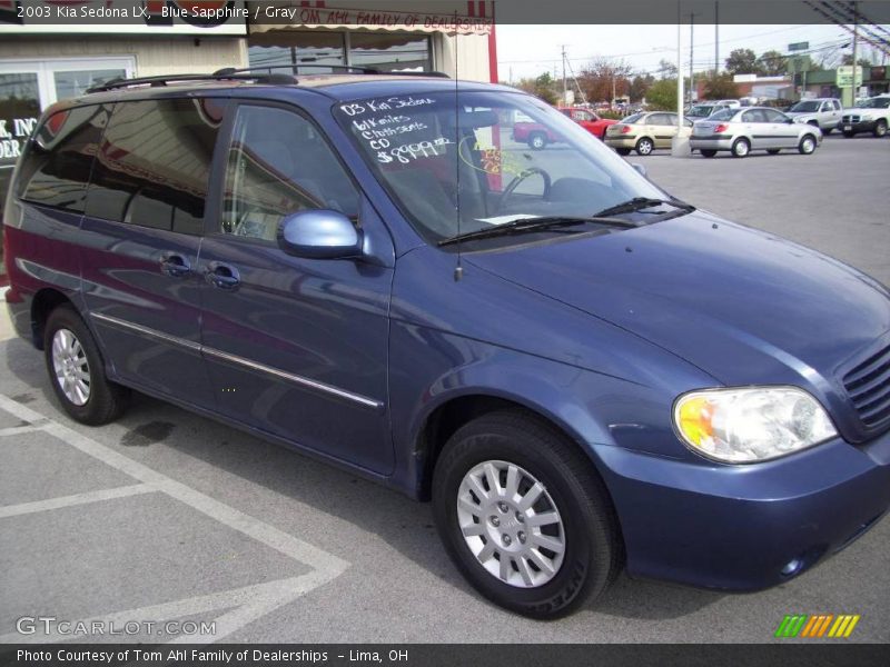 Blue Sapphire / Gray 2003 Kia Sedona LX