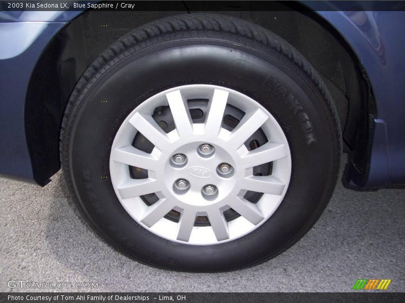 Blue Sapphire / Gray 2003 Kia Sedona LX