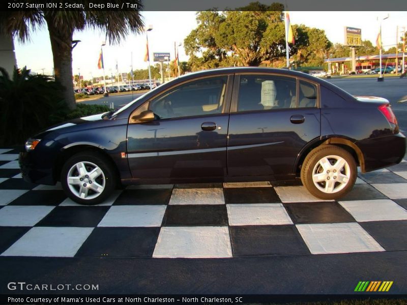 Deep Blue / Tan 2007 Saturn ION 2 Sedan