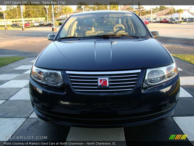 Deep Blue / Tan 2007 Saturn ION 2 Sedan