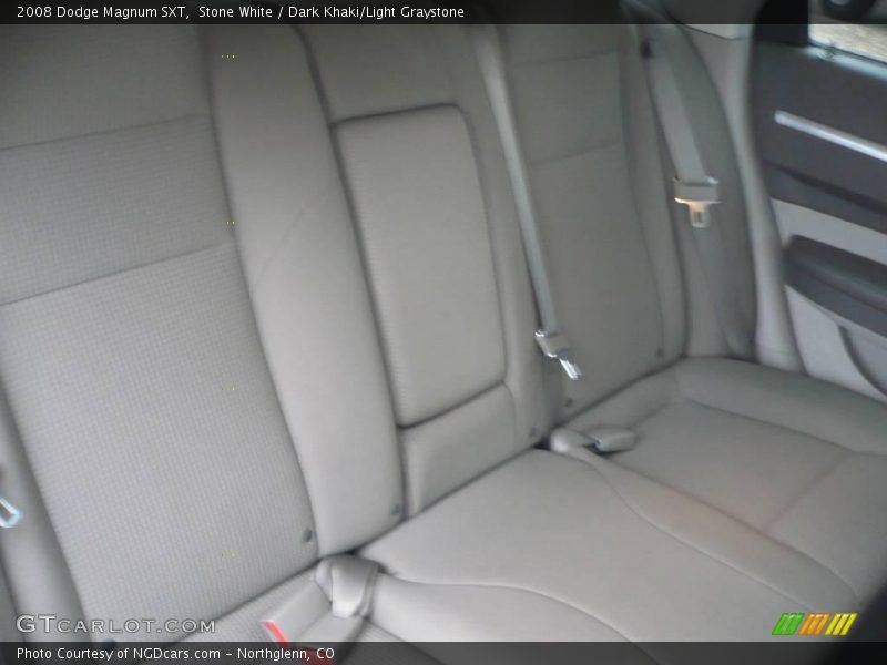 Stone White / Dark Khaki/Light Graystone 2008 Dodge Magnum SXT