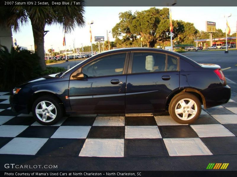 Deep Blue / Tan 2007 Saturn ION 2 Sedan