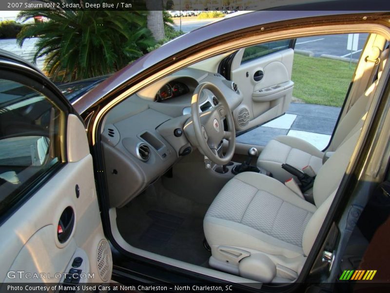 Deep Blue / Tan 2007 Saturn ION 2 Sedan