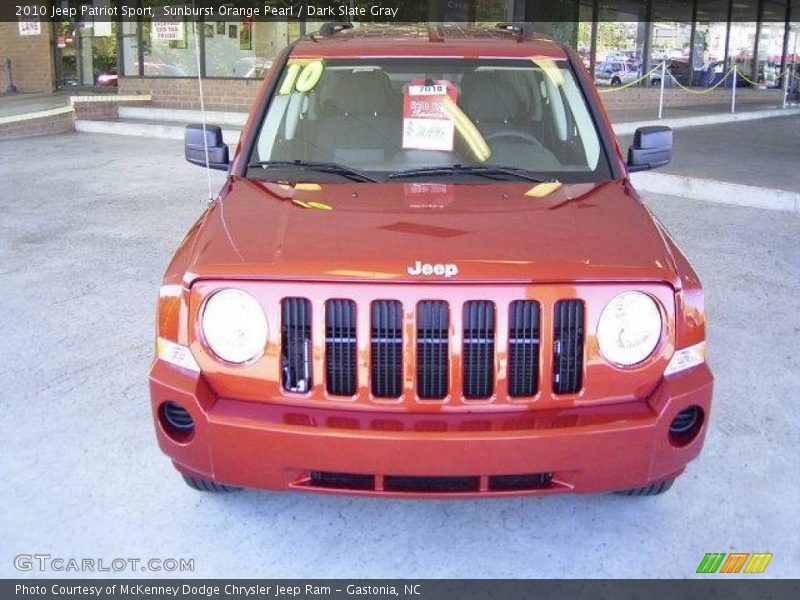 Sunburst Orange Pearl / Dark Slate Gray 2010 Jeep Patriot Sport