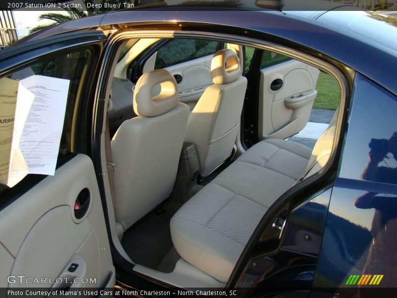Deep Blue / Tan 2007 Saturn ION 2 Sedan