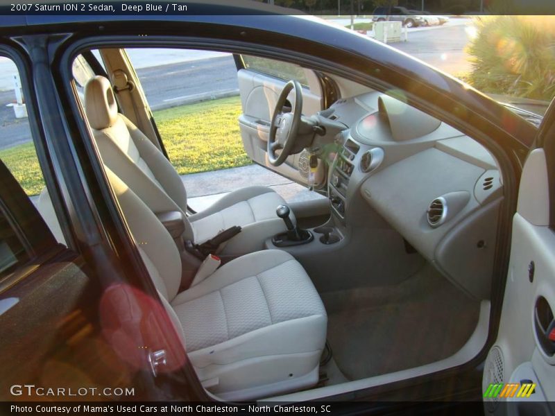 Deep Blue / Tan 2007 Saturn ION 2 Sedan