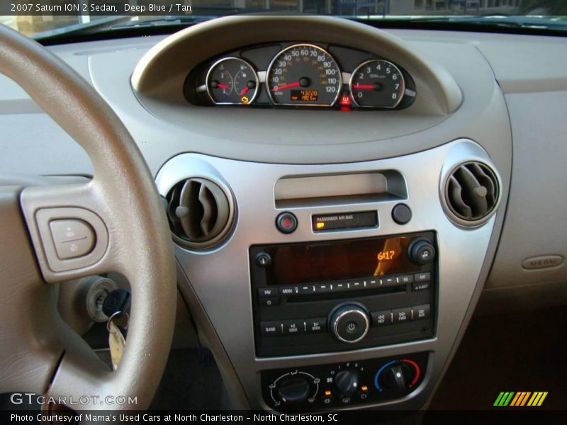 Deep Blue / Tan 2007 Saturn ION 2 Sedan