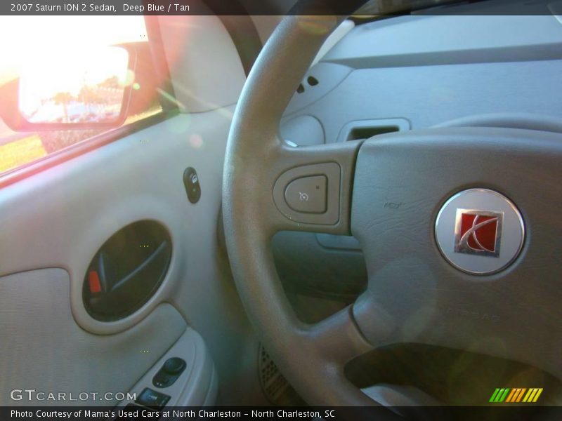 Deep Blue / Tan 2007 Saturn ION 2 Sedan