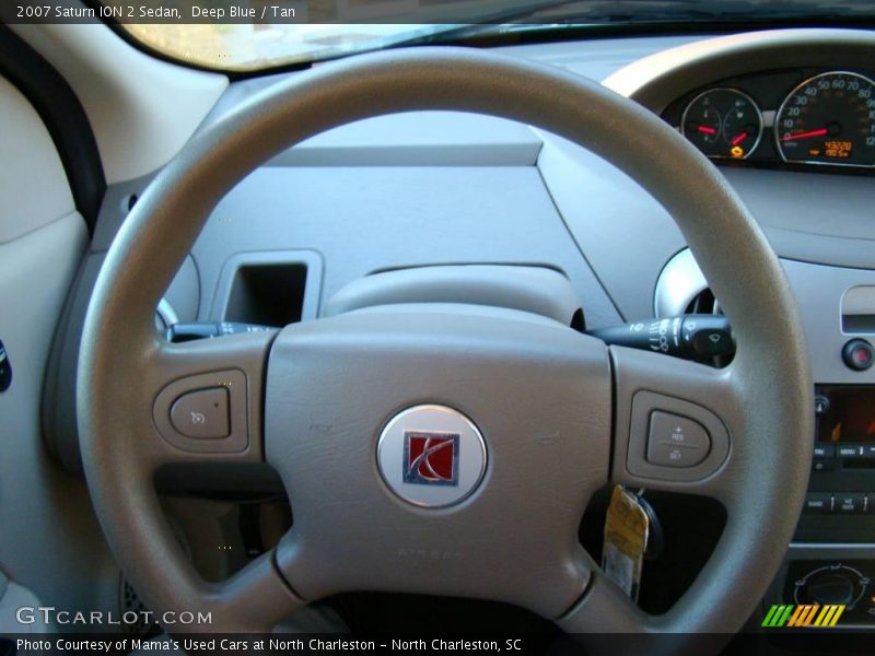 Deep Blue / Tan 2007 Saturn ION 2 Sedan