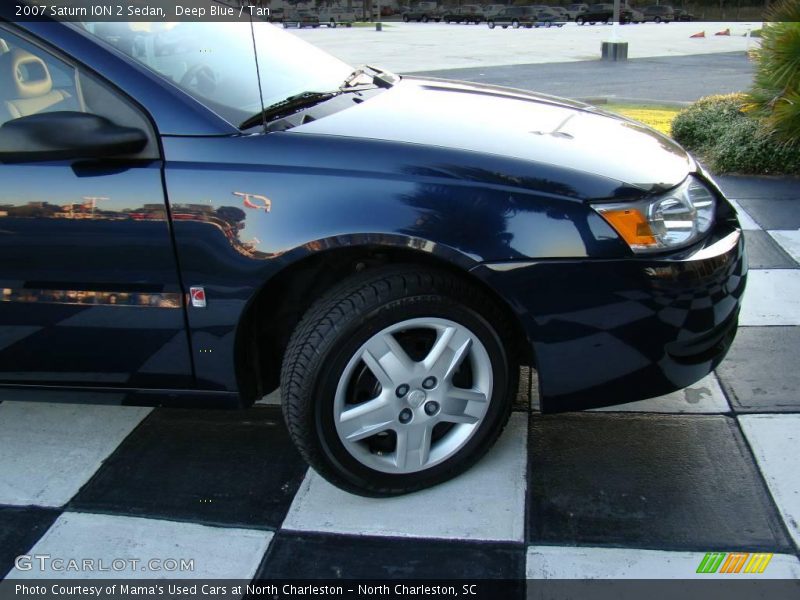 Deep Blue / Tan 2007 Saturn ION 2 Sedan