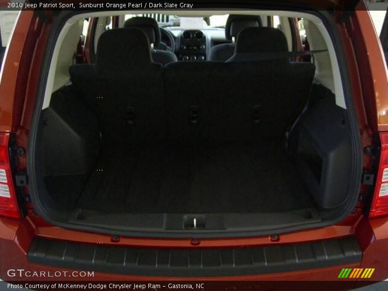 Sunburst Orange Pearl / Dark Slate Gray 2010 Jeep Patriot Sport