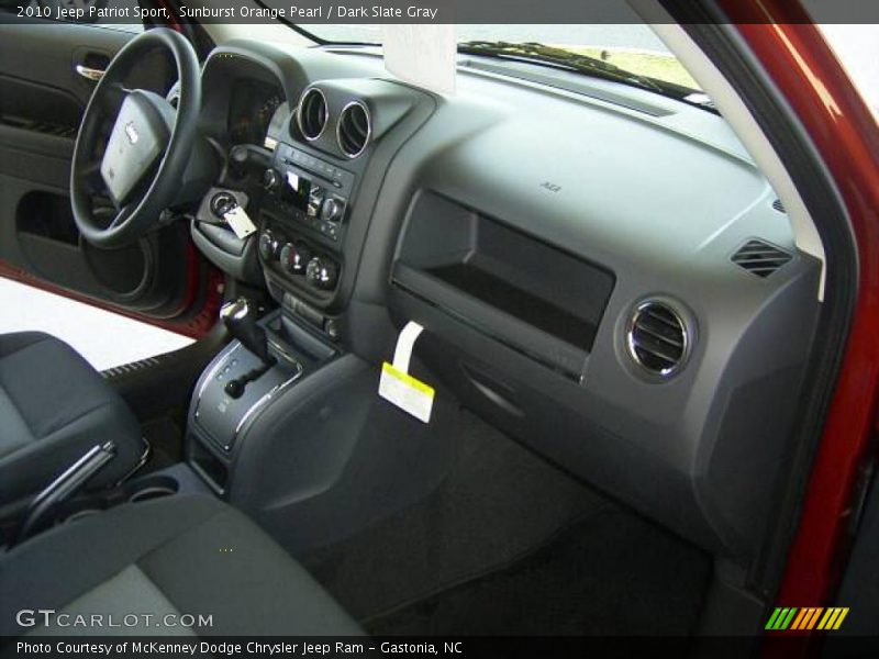 Sunburst Orange Pearl / Dark Slate Gray 2010 Jeep Patriot Sport
