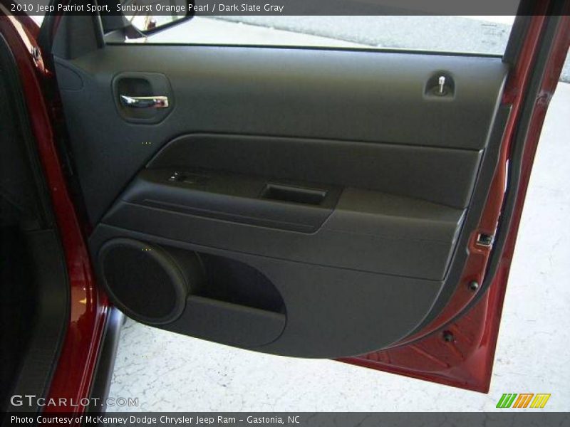 Sunburst Orange Pearl / Dark Slate Gray 2010 Jeep Patriot Sport