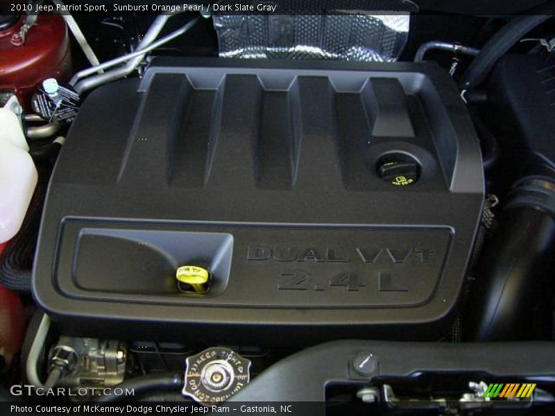 Sunburst Orange Pearl / Dark Slate Gray 2010 Jeep Patriot Sport