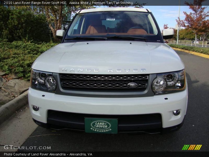 Alaska White / Premium Tan/Tan Stitching 2010 Land Rover Range Rover Sport HSE