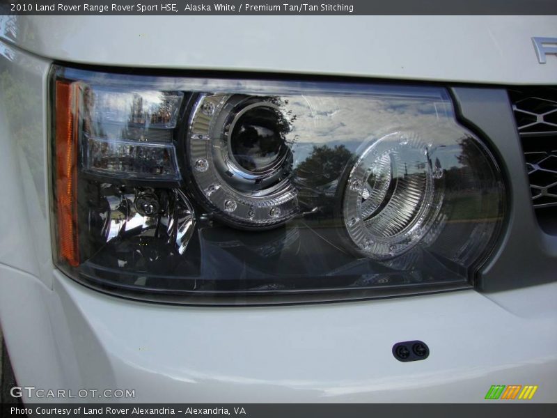 Alaska White / Premium Tan/Tan Stitching 2010 Land Rover Range Rover Sport HSE