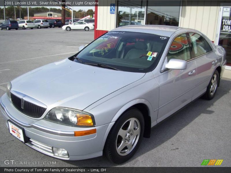 Silver Frost Metallic / Light Graphite 2001 Lincoln LS V8