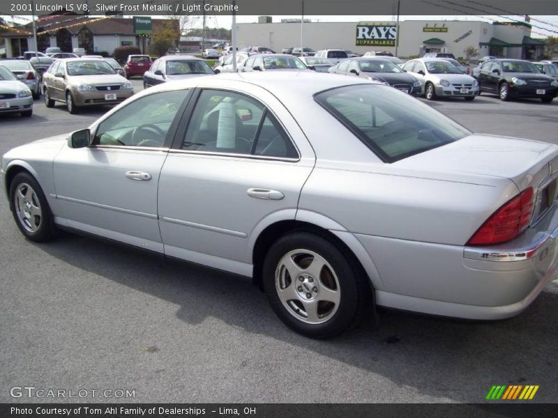 Silver Frost Metallic / Light Graphite 2001 Lincoln LS V8