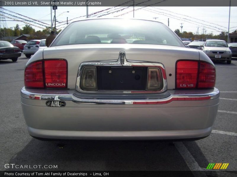 Silver Frost Metallic / Light Graphite 2001 Lincoln LS V8