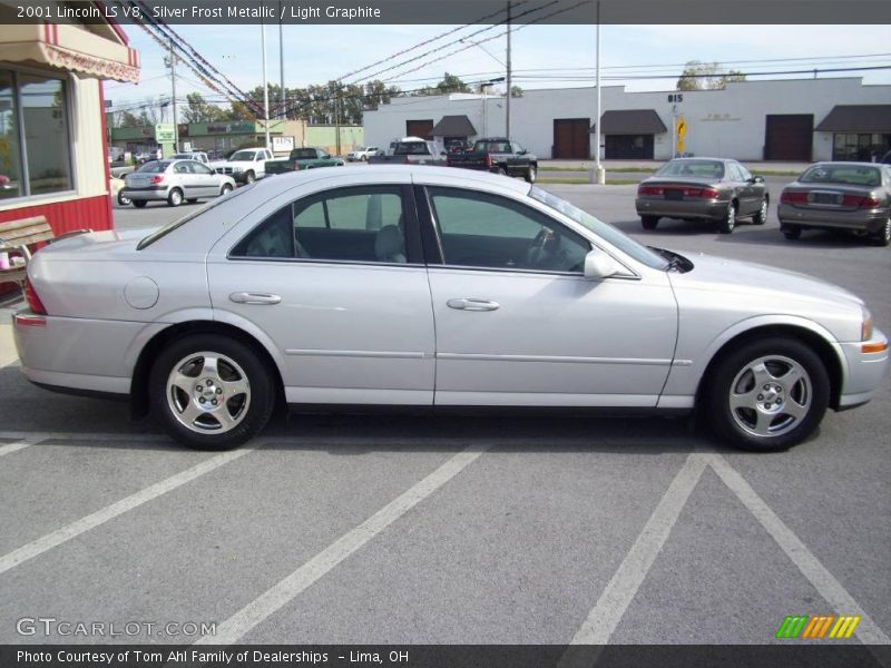 Silver Frost Metallic / Light Graphite 2001 Lincoln LS V8