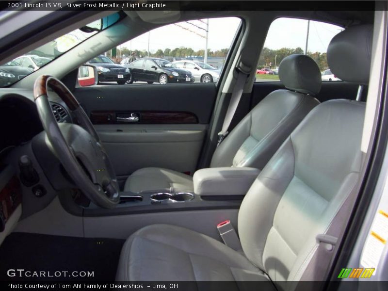 Silver Frost Metallic / Light Graphite 2001 Lincoln LS V8