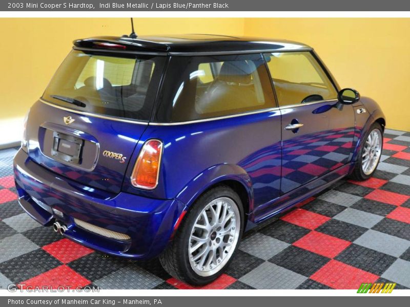 Indi Blue Metallic / Lapis Blue/Panther Black 2003 Mini Cooper S Hardtop