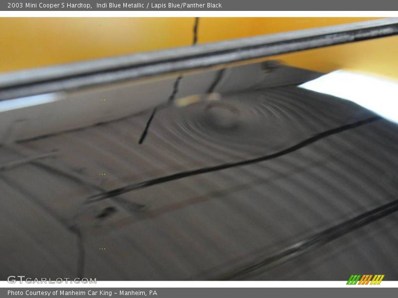 Indi Blue Metallic / Lapis Blue/Panther Black 2003 Mini Cooper S Hardtop
