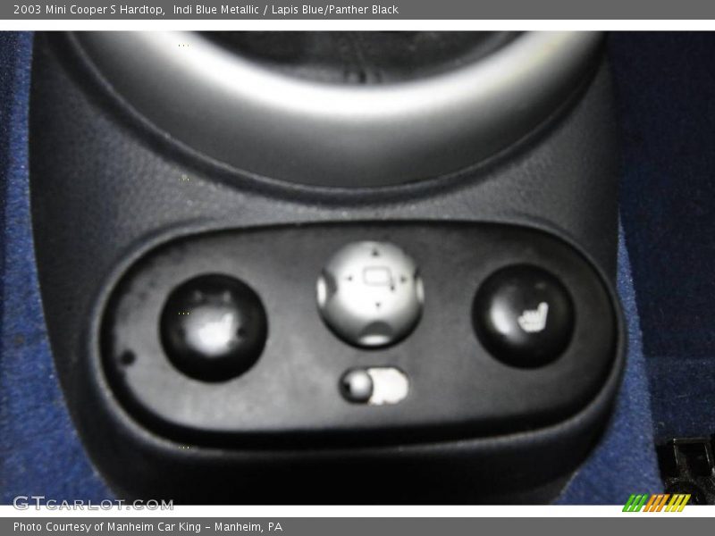 Indi Blue Metallic / Lapis Blue/Panther Black 2003 Mini Cooper S Hardtop