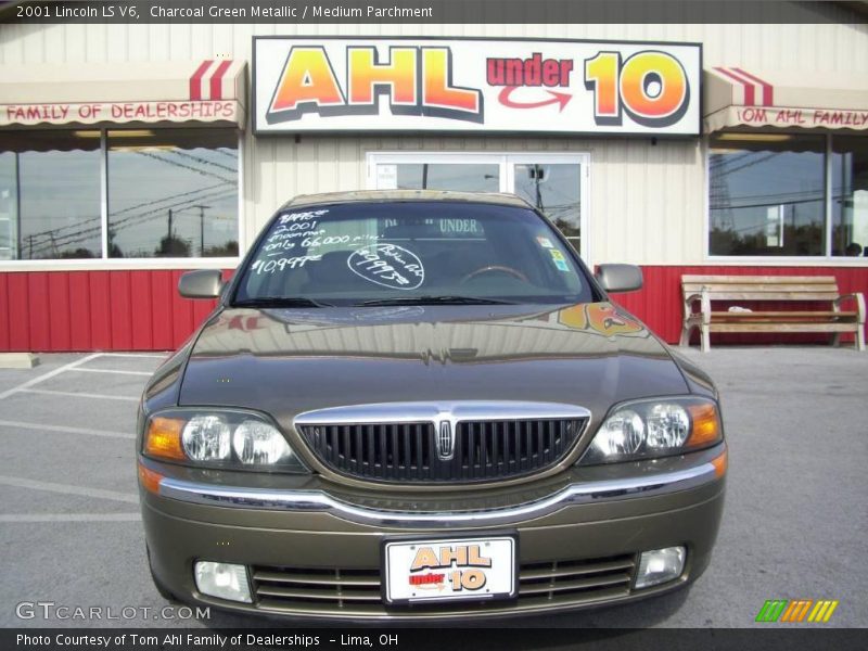 Charcoal Green Metallic / Medium Parchment 2001 Lincoln LS V6