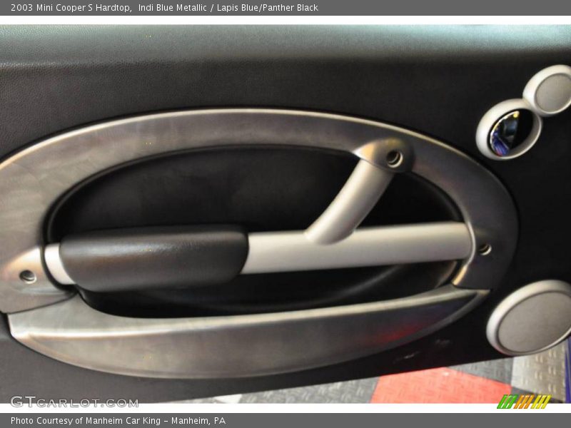 Indi Blue Metallic / Lapis Blue/Panther Black 2003 Mini Cooper S Hardtop