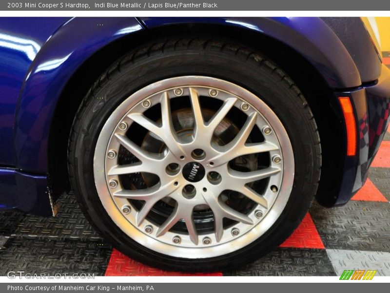 Indi Blue Metallic / Lapis Blue/Panther Black 2003 Mini Cooper S Hardtop