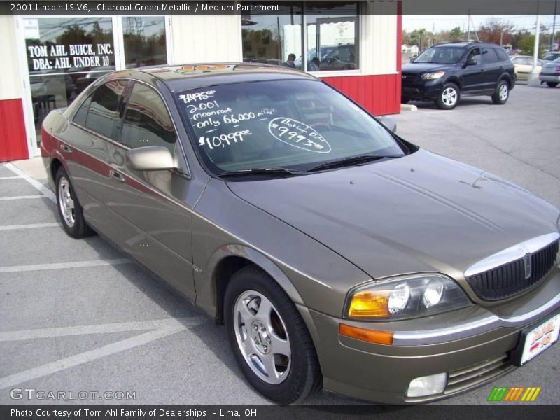 Charcoal Green Metallic / Medium Parchment 2001 Lincoln LS V6