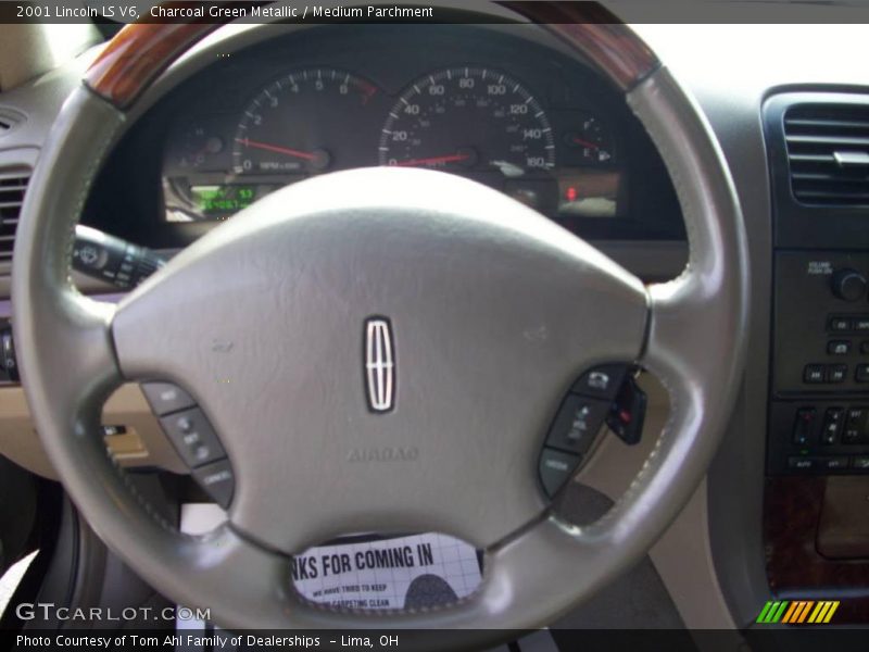 Charcoal Green Metallic / Medium Parchment 2001 Lincoln LS V6