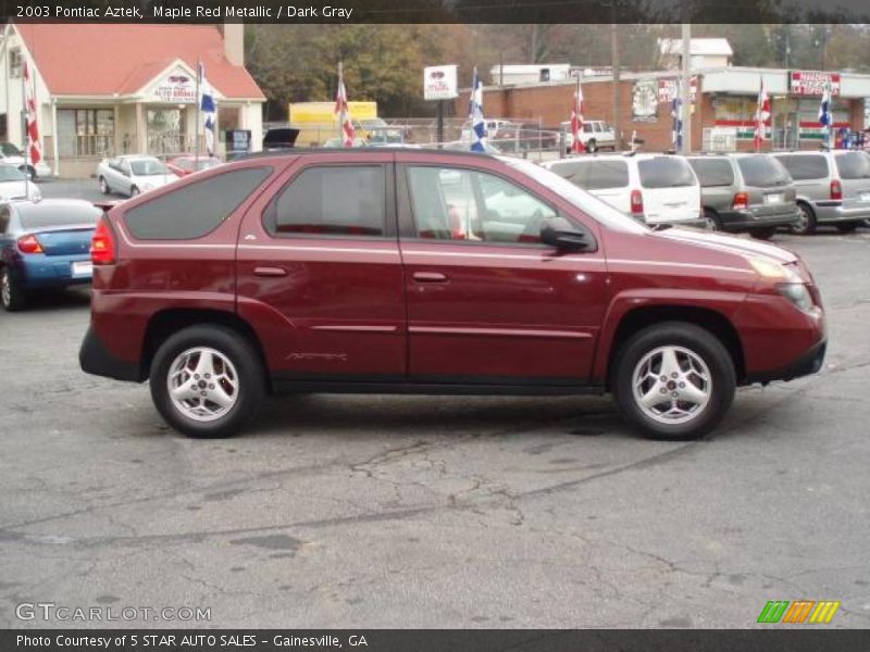 Maple Red Metallic / Dark Gray 2003 Pontiac Aztek