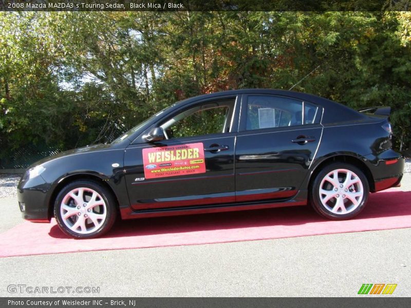 Black Mica / Black 2008 Mazda MAZDA3 s Touring Sedan