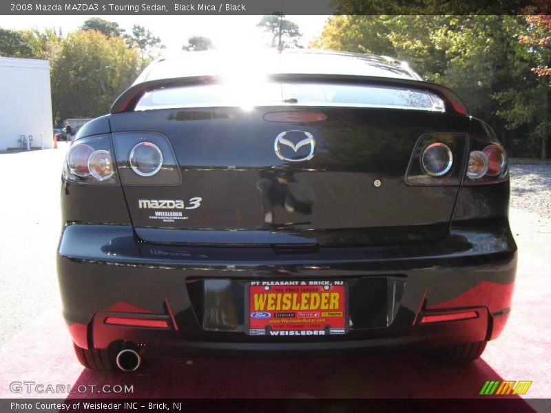 Black Mica / Black 2008 Mazda MAZDA3 s Touring Sedan