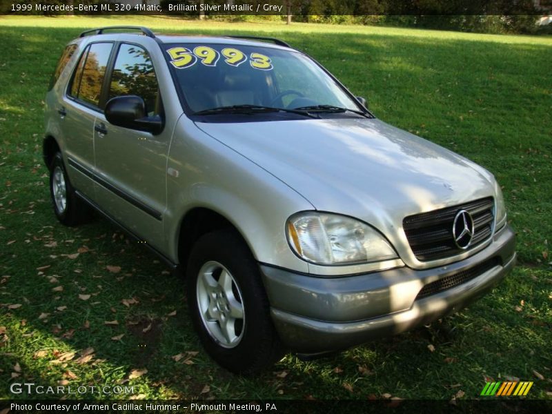 Brilliant Silver Metallic / Grey 1999 Mercedes-Benz ML 320 4Matic