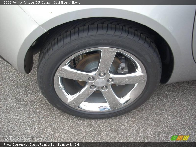 Cool Silver / Ebony 2009 Pontiac Solstice GXP Coupe