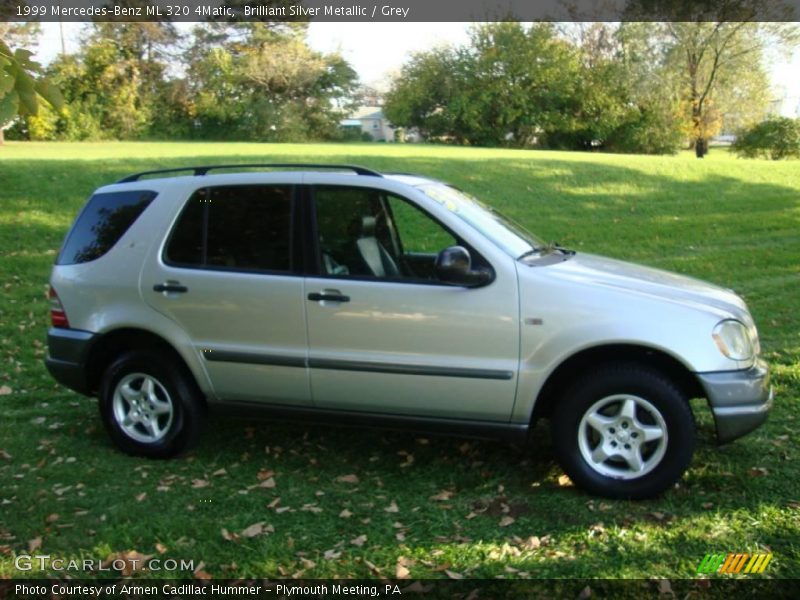 Brilliant Silver Metallic / Grey 1999 Mercedes-Benz ML 320 4Matic