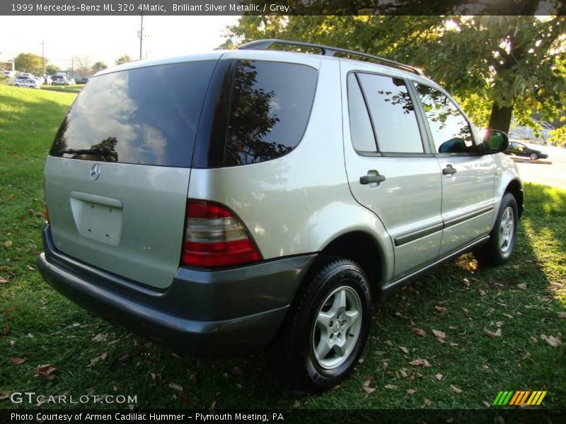 Brilliant Silver Metallic / Grey 1999 Mercedes-Benz ML 320 4Matic