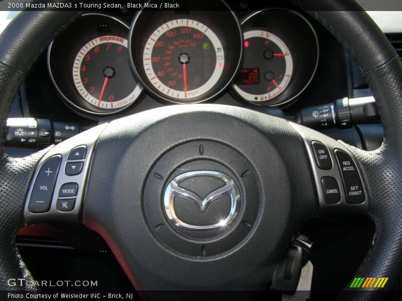 Black Mica / Black 2008 Mazda MAZDA3 s Touring Sedan
