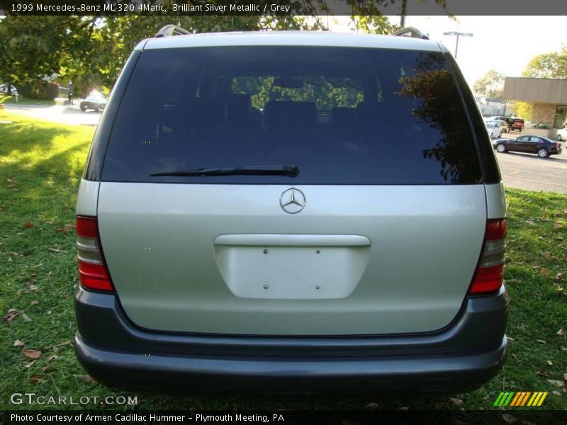 Brilliant Silver Metallic / Grey 1999 Mercedes-Benz ML 320 4Matic