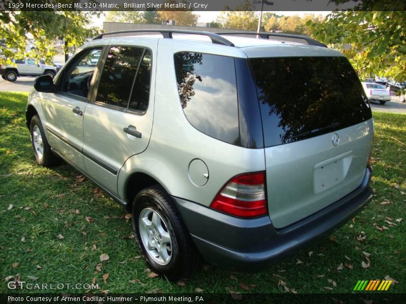 Brilliant Silver Metallic / Grey 1999 Mercedes-Benz ML 320 4Matic