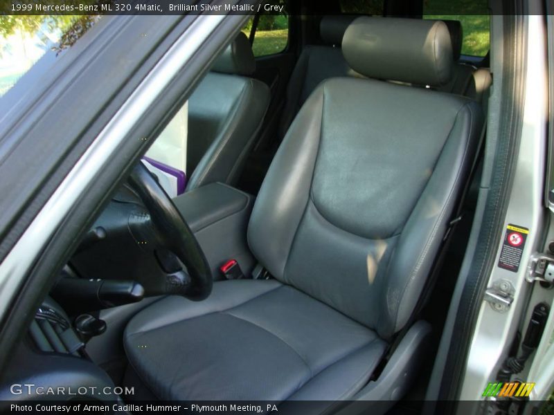 Brilliant Silver Metallic / Grey 1999 Mercedes-Benz ML 320 4Matic