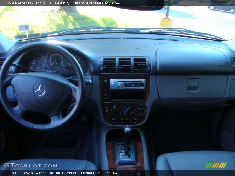 Brilliant Silver Metallic / Grey 1999 Mercedes-Benz ML 320 4Matic