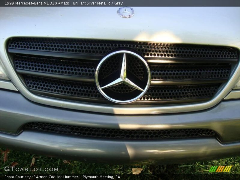 Brilliant Silver Metallic / Grey 1999 Mercedes-Benz ML 320 4Matic