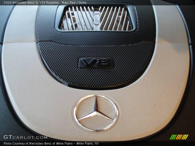 Mars Red / Stone 2009 Mercedes-Benz SL 550 Roadster