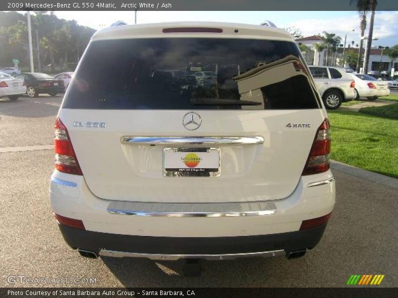 Arctic White / Ash 2009 Mercedes-Benz GL 550 4Matic