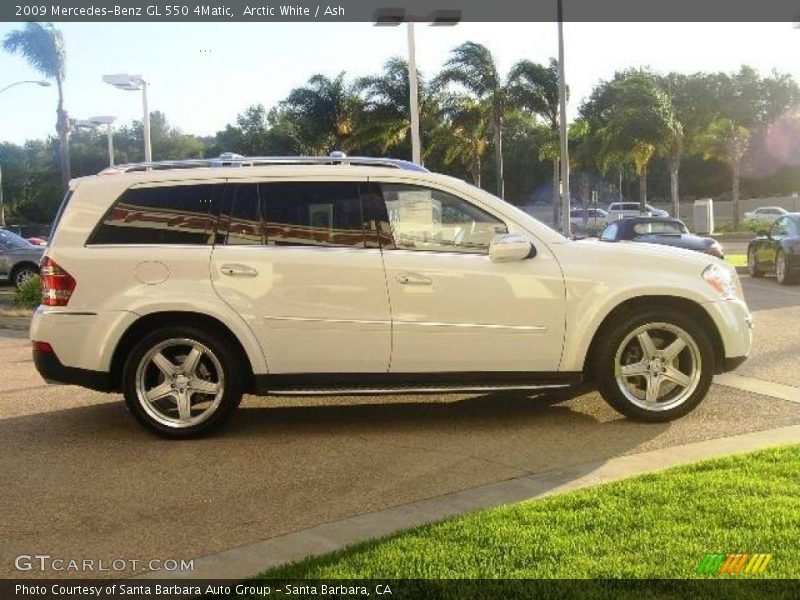 Arctic White / Ash 2009 Mercedes-Benz GL 550 4Matic