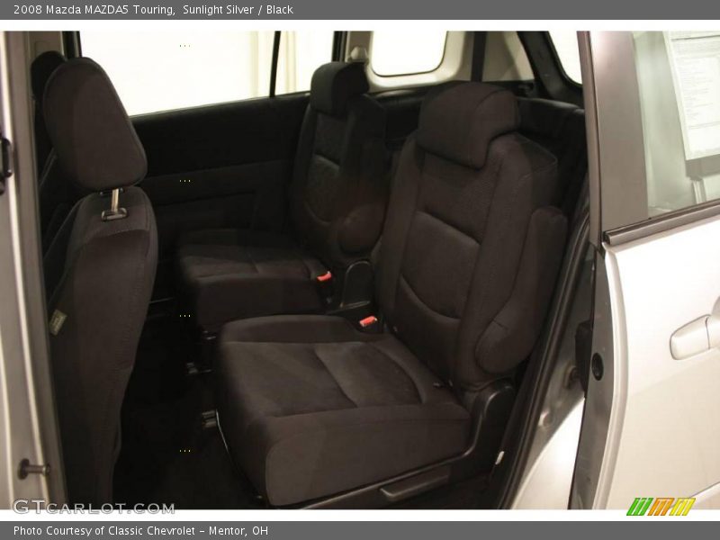 Sunlight Silver / Black 2008 Mazda MAZDA5 Touring